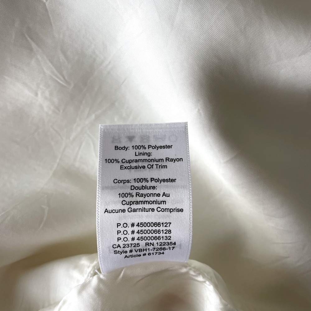 Aritzia Babaton Asymmetric Wrap White Mini Skirt Size 8 - Picture 4 of 4